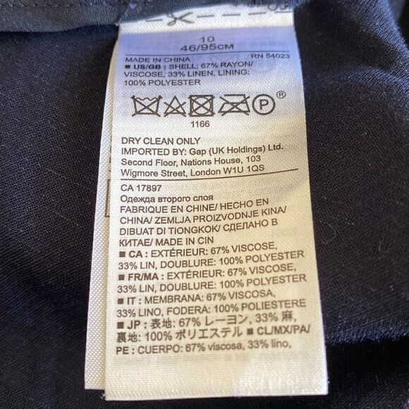 Banana Republic Tie Back V Neck Sleeveless Cropped Jumper - Picture 9 of 10